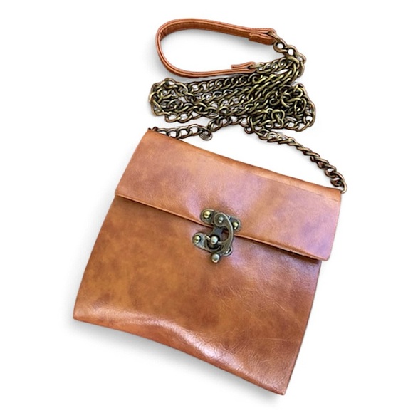 Steve Madden Chain Crossbody Faux Leather Small Bag - Picture 1 of 15